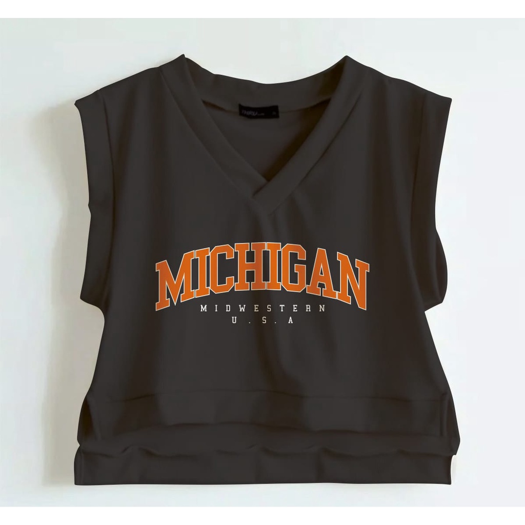 ROMPI VEST MCGN MIDWESTERN - ATASAN KEKINIAN TEBAL TERLARIS