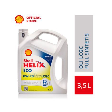 Oli Mesin Mobil LCGC Shell Helix ECO 0W-20 (3.5L)