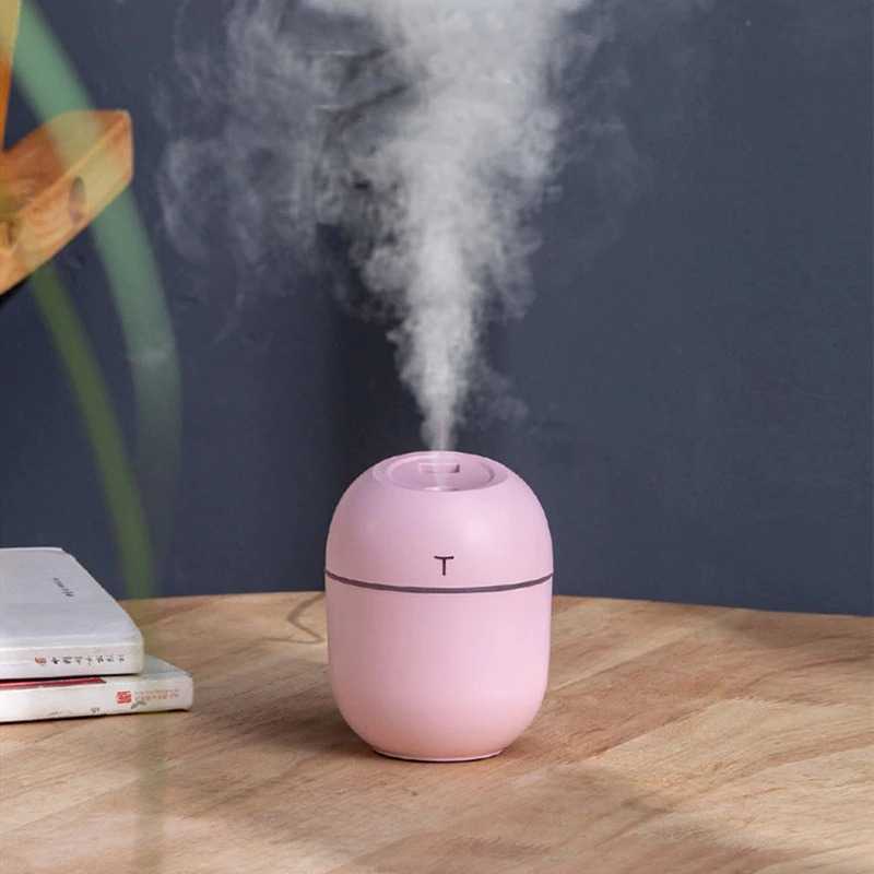 Vinkkatory Mini Air Humidifier Aromatherapy Diffuser LED 220ml - JS01