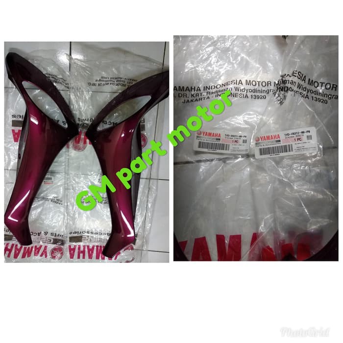 Sayap depan kiri dan kanan Fino fi 125 warna ungu