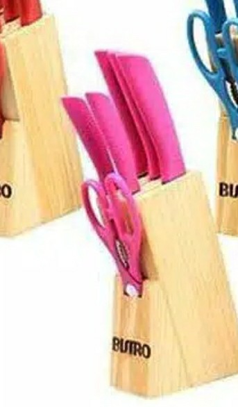 Pisau Set Warna Bistro Bo 1318