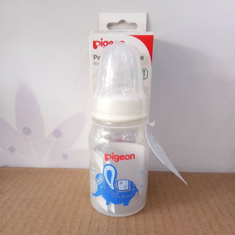 PIGEON PERISTALTIC NIPPLE ROUND NURSING BOTTOL PP RP BATIK S 120ML/4oZ