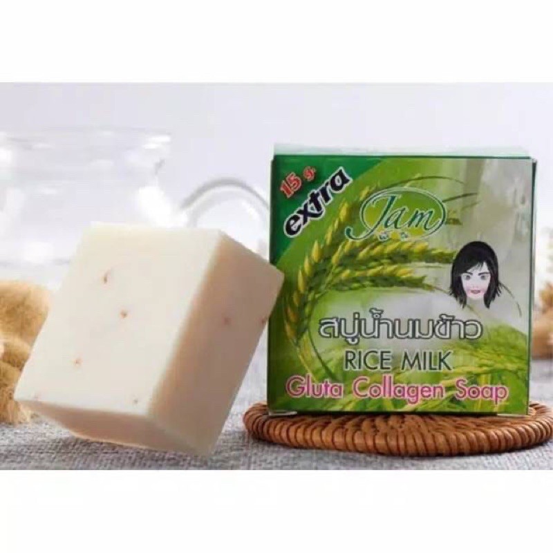 Rice Milk Gluta Collagen Soap