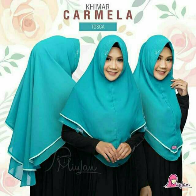 Khimar carmela | khimar | khimar miulan | jilbab khimar | khimar dewasa | khimar cantik