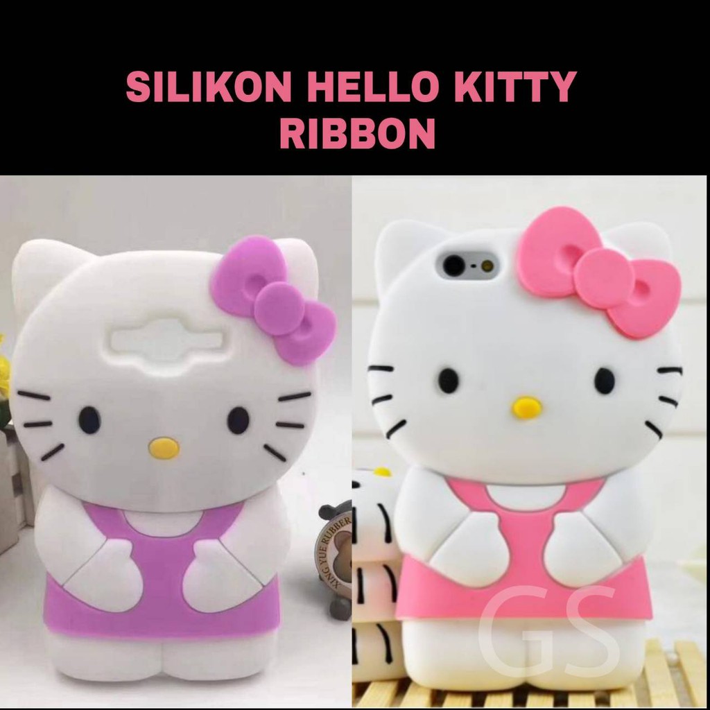 Silicon 3D HK Ribbon For OPPO A37 NEO 9 A71 REALME 1 Pink dan Ungu