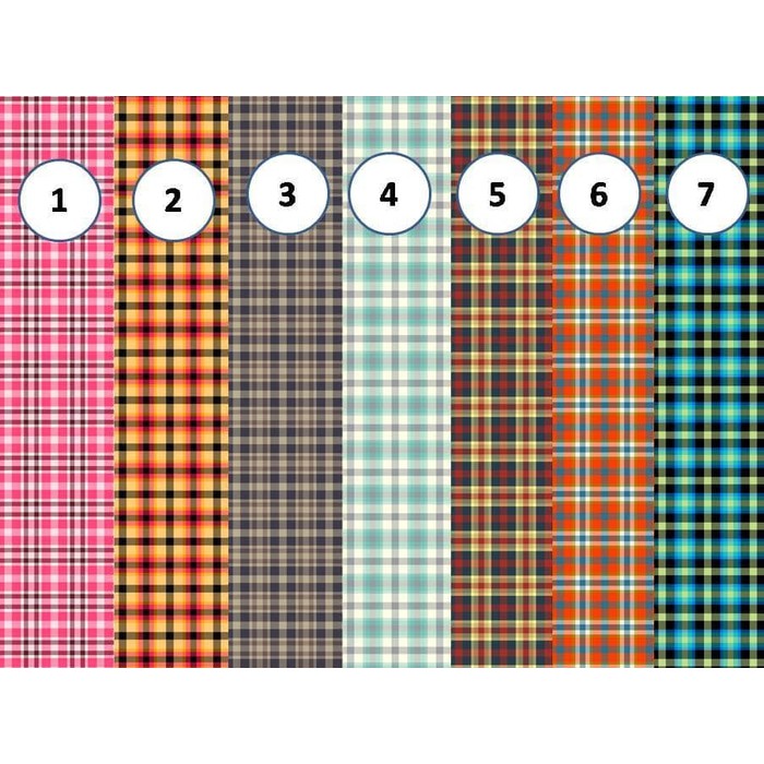 Kertas Scrapbook - Tartan Design (2)