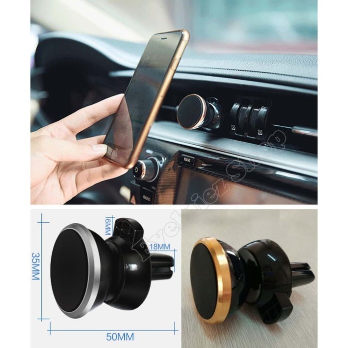BAROKAH GAMIS MAGIC 360 FLEXIBLE MAGNETIC EAZY CAR SMART PHONE HOLDER MOBIL