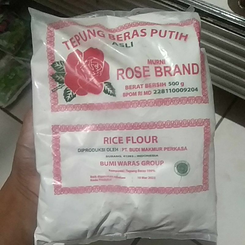 

[ TERMURAH ] Tepung Beras Putih Rose Brand 500g