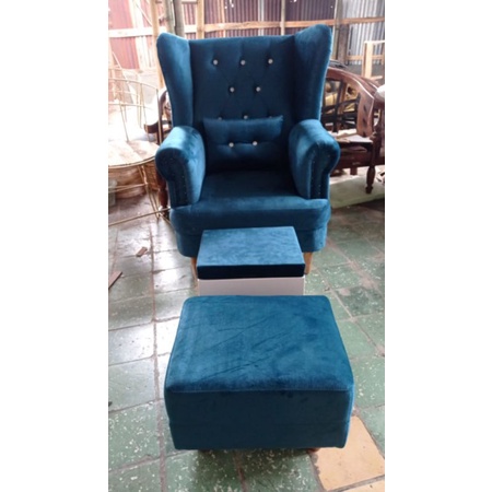 set wing chair sofa padicure sofa salon sofa santai