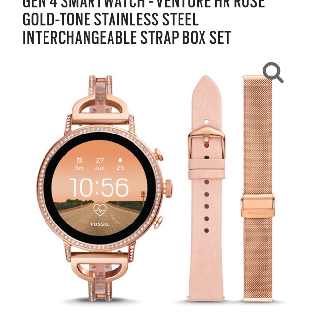 Fossil Gen 4 FTW6030 Rosegole Set