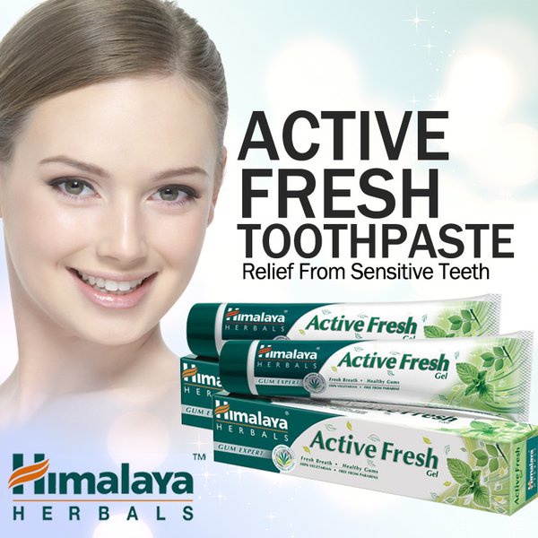 Himalaya Herbal Active Fresh Tooth Paste | Himalaya Pasta Gigi Odol 150 GR