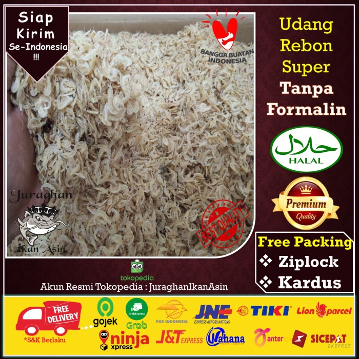 

Ikan Asin Udang Rebon TerEnak Berkualitas Premium di Tangerang