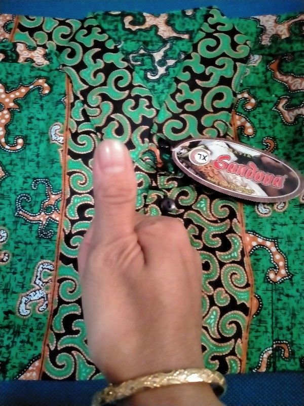 Bswart Batik Hrb026 Kenongo Hem Pendek Padi Pekalongan M L Xl Batik Pria Murah Modern Grosir