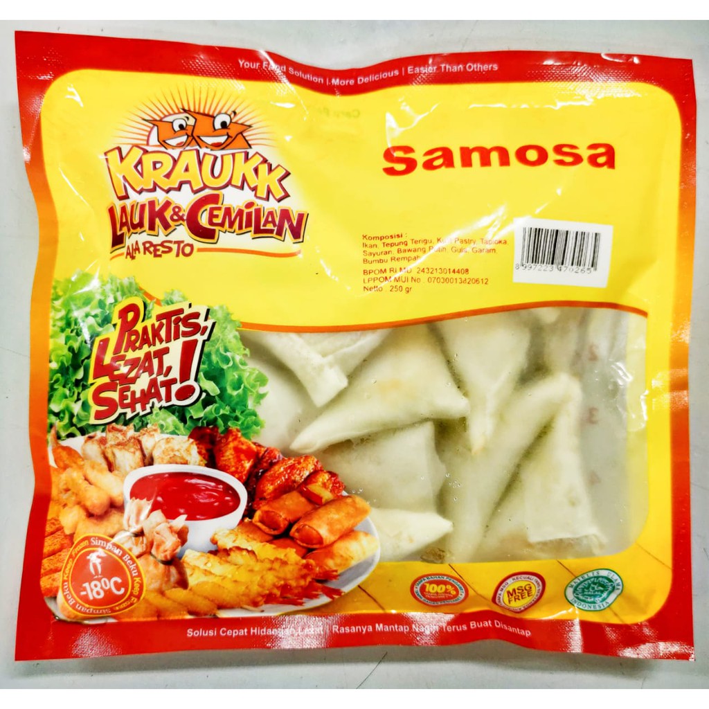 

KRAUKK Samosa 250gram isi 10pcs