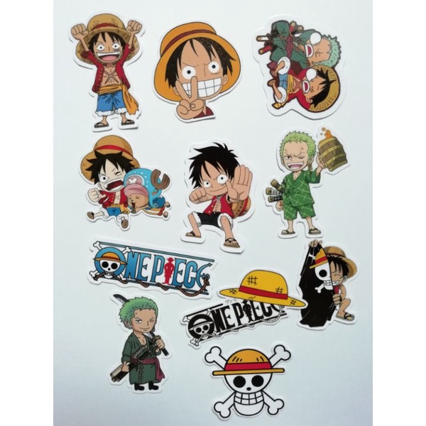 

[ST-A-11] Sticker Anime One Piece Stickers One Piece Sticker Laptop Sticker Luffy Sticker Zoro