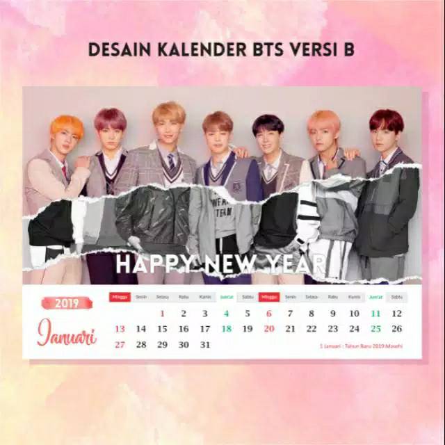 

Kalender duduk bts