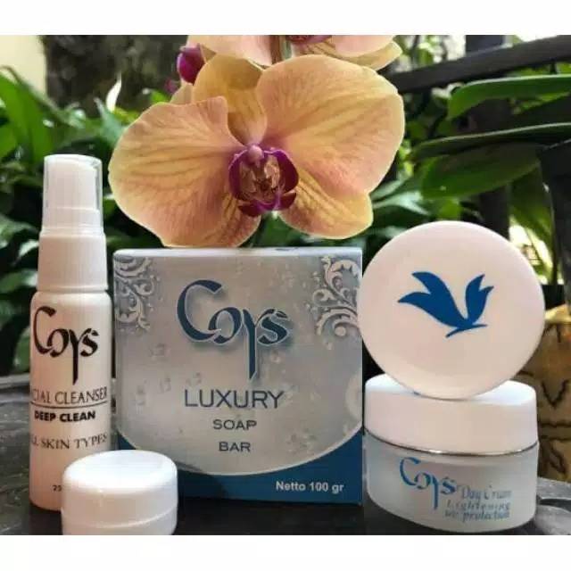 Paket Usaha Reseller Coys Crim Skincare Pencerah Wajah Glowing 10 Paket Bonus 1 Paket