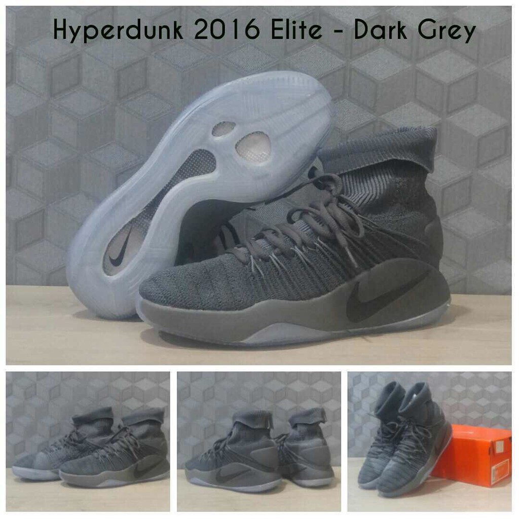 Sepatu Basket KuliahSepatu Basket Nike Hyperdunk 2016 Elite Oreo