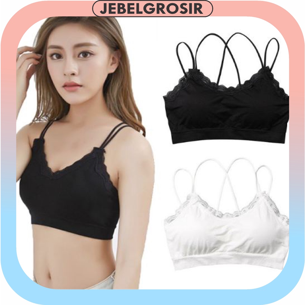 Bra Fashion Wanita Sport Bra Tanpa Kawat Murah Produk Import 456