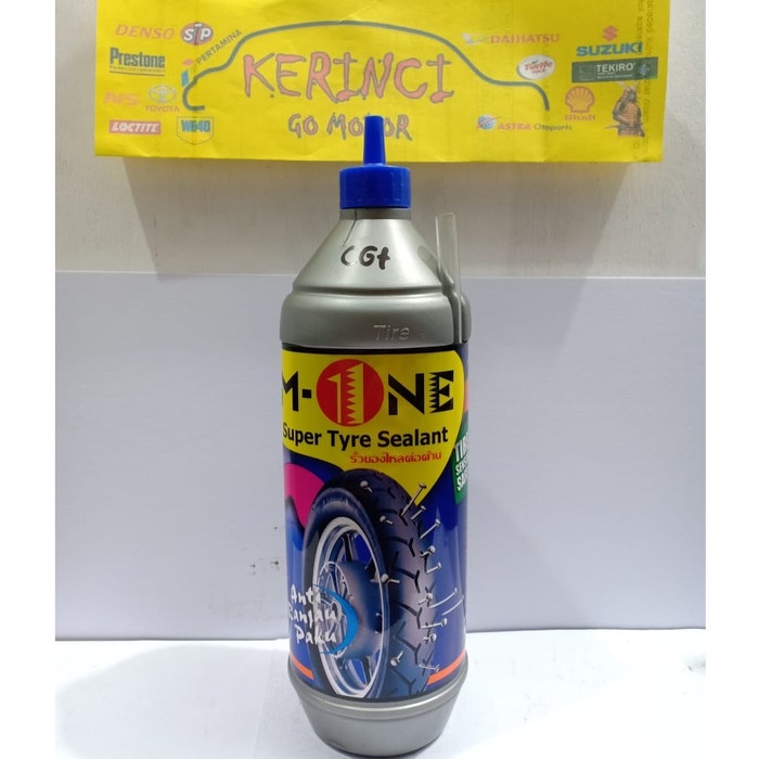 M-ONE SUPER TYRE SEALANT - CAIRAN BAN TUBLES - ANTI RANJAU PAKU 800ml