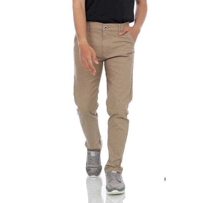 Celana Chino Chinos Cino Panjang Pria Slimfit  Santai Casual Formal Kualitas Distro Bahan Katun Adem Premium