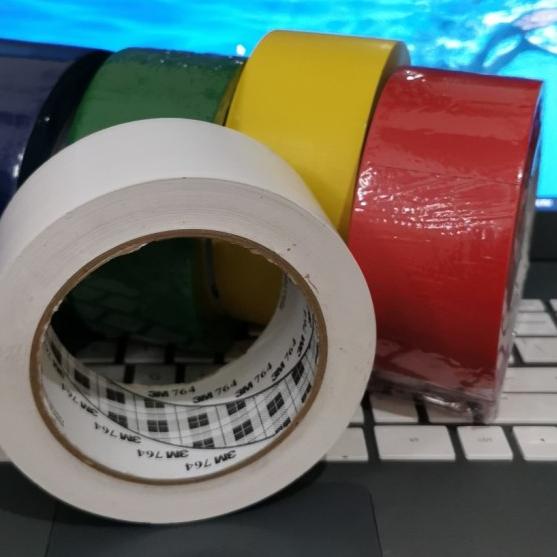 

✴ 3M FLOOR MARKING TAPE - LAKBAN LANTAI 764 GENERAL PURPOSE VINYL - Merah ❄