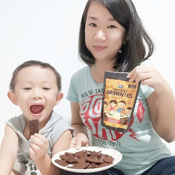 ABE FOOD THIN CRISPY BROWNIES KERING | BISKUIST BAYI ANAK SNACK CEMILAN SEHAT