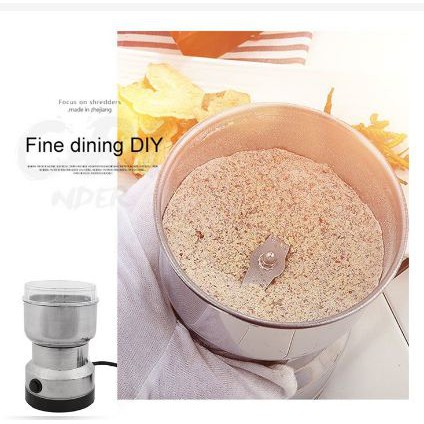 [Toserba_Emak] - Nima Alat Penggiling Kopi Electric Coffee Grinder 150W - NM-8300 - Silver