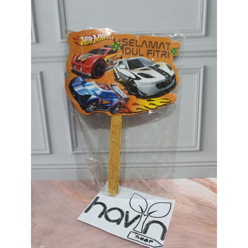 AMPLOP LEBARAN model KIPAS ukuran (8.5cm X 16.5cm)/ANGPAO IDUL FITRI KIPAS-Hot Wheel