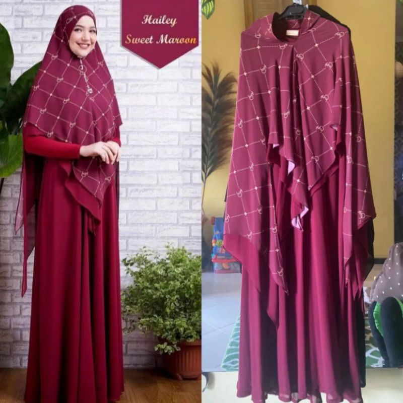 HAILEY SWEET MAROON JAWHARA SYARI