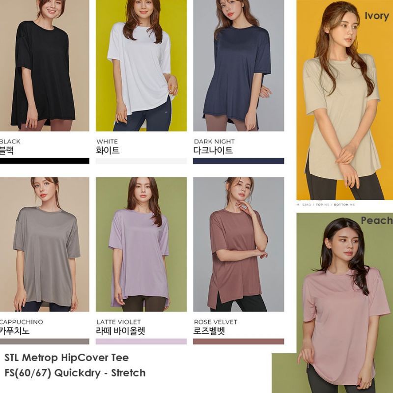 STL301 METRO HIP COVER TEE