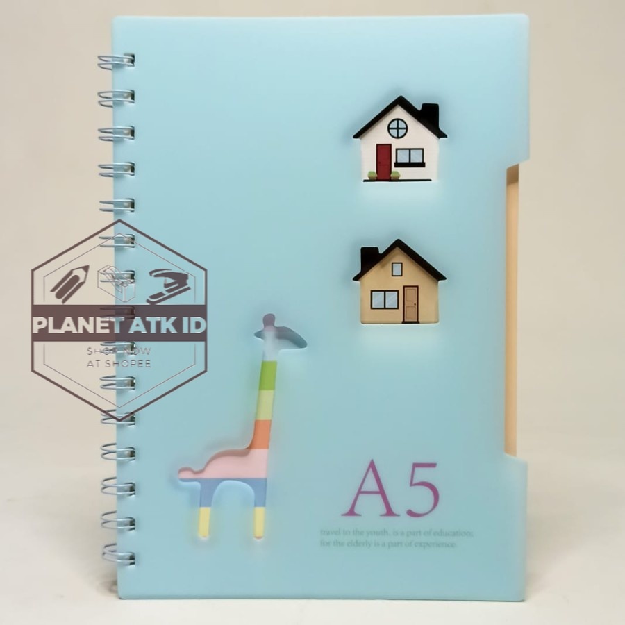 

Buku Spiral A5/Buku Ring/Notebook/Diary/Planner/Buku Tulis/Agenda