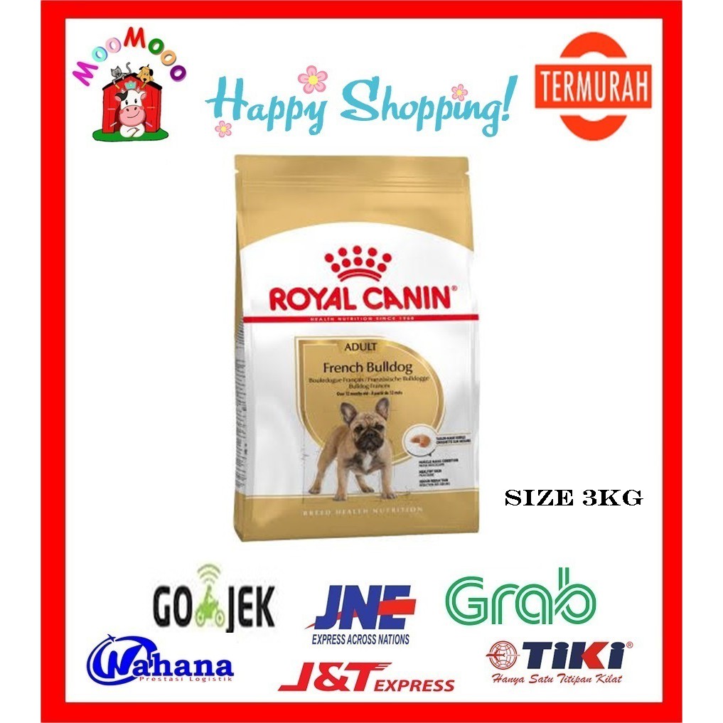 Royal Canin French Bulldog Adult 3kg - Makanan Anjing / Dog Food