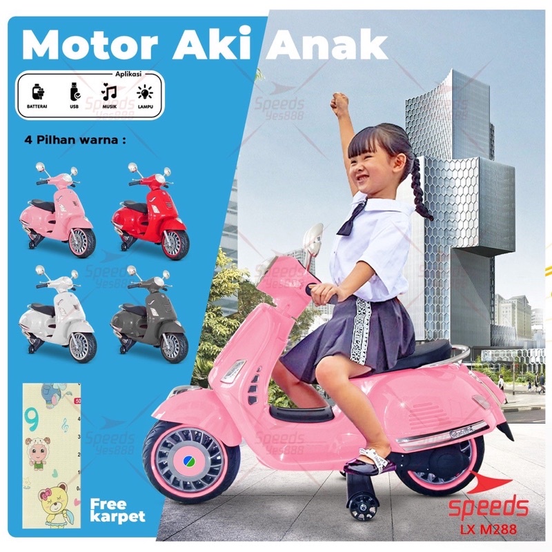 Vespa matic aki anak