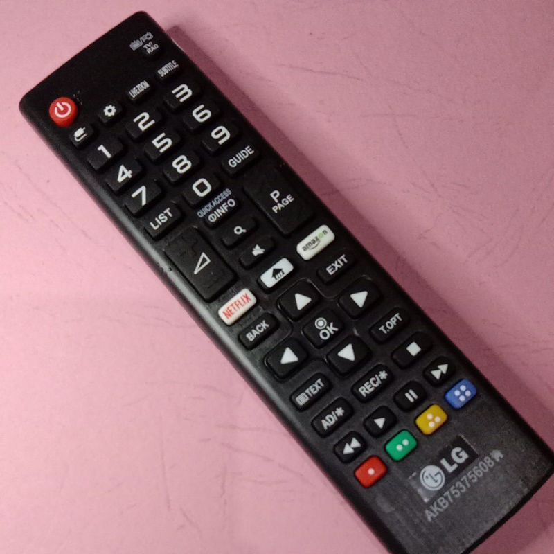 REMOTE TV  LG LED/LCD NETFLIX AMAZON AKB75375608