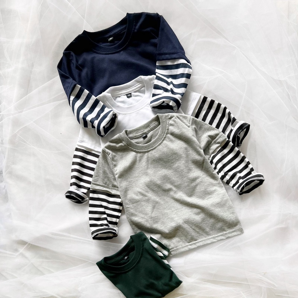 BOA LONGSLEEVE | Stripe double layer Unisex 1-5th