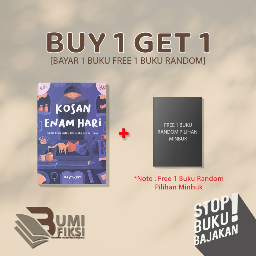 KOSAN ENAM HARI (BUY 1 GET 1 FREE RANDOM)