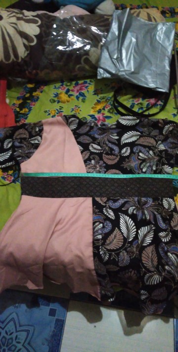 Atasan Batik Wanita Motif Tapak Kebo Pink Khas Baduy Banten - Merah Muda, Xxl Y58 Best Seller