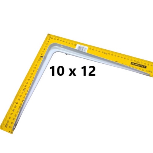 SIKU RAK PUTIH 10 X 12 / SIKU RAK DINDING/ FOLDING BRACKET/SIKU RAK SERBAGUNA MULTIFUNGSI/ SIKU RAK 