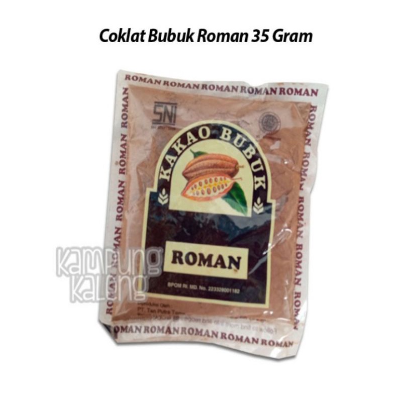 

Coklat Bubuk Roman 35 Gram