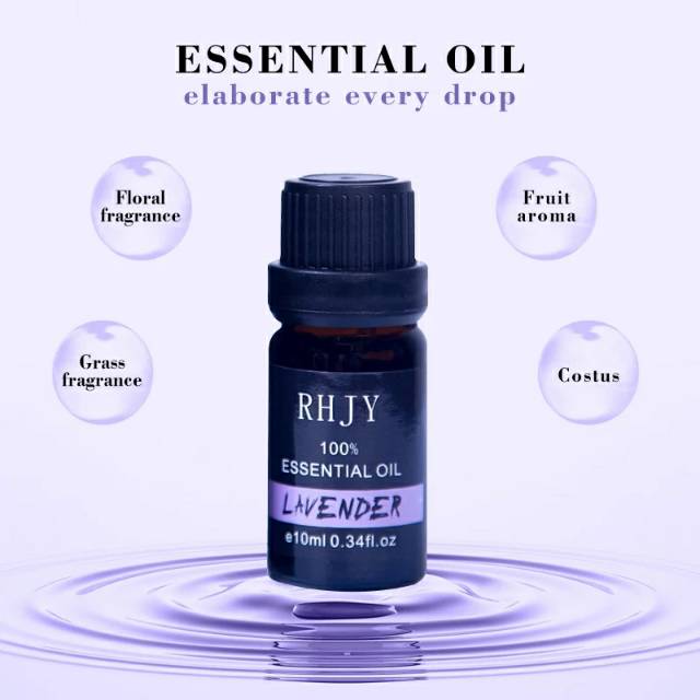 LAVENDER ESSENTIAL OIL PURE 100% AROMATHERAPY AROMATERAPI MINYAK ATSIRI RHJY LAVENDER