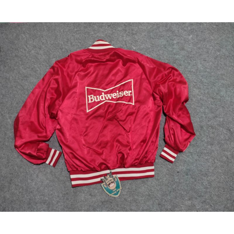 jaket varsity Budweiser