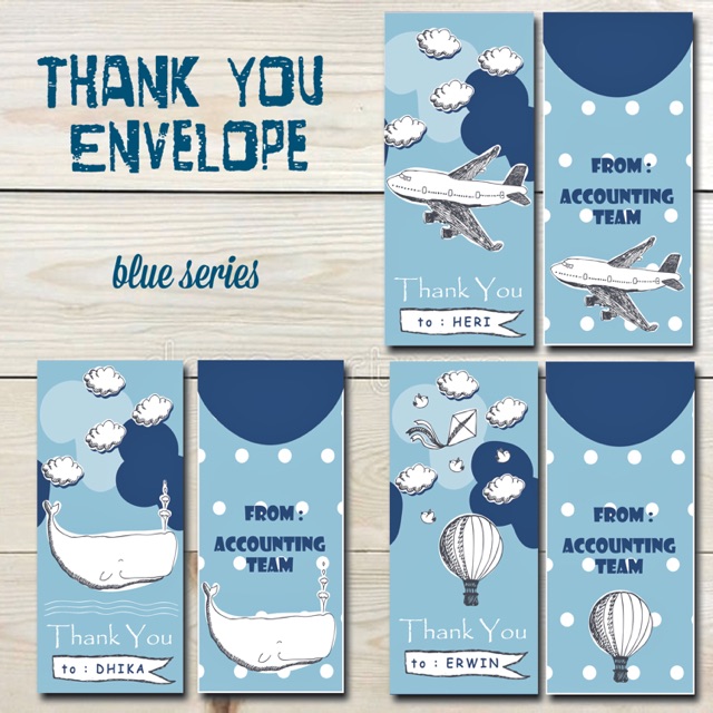 

THANK YOU MONEY ENVELOPE (6pcs) THANKYOU ANGPAO POCKET MONEY AMPLOP TERIMA KASIH
