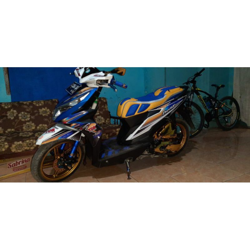 Jok modifikasi honda beat new Jok beat predator Jok modifikasi beat streat Jok custom honda beat