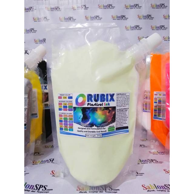 Tinta Sablon Plastisol Glow In The Dark 200gr