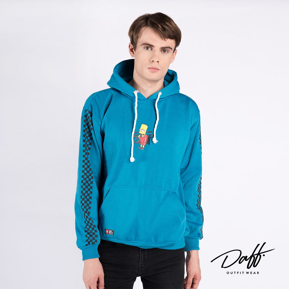 Daffproject- Hoodie pria Simpson