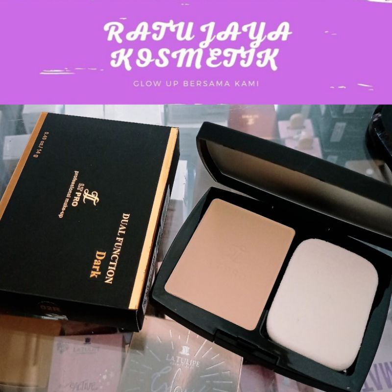 LTpro Dual Function Bedak Padat LTpro Pengantin Glowing Tahan Lama Anti Air Dan Tahan Lama 24 Jam re