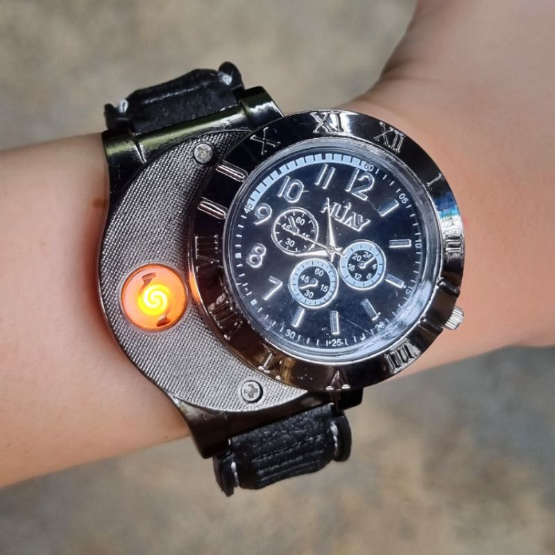 [ Jam Tangan ] Exquiste Lighter Watch Exclusive / Fire Watch