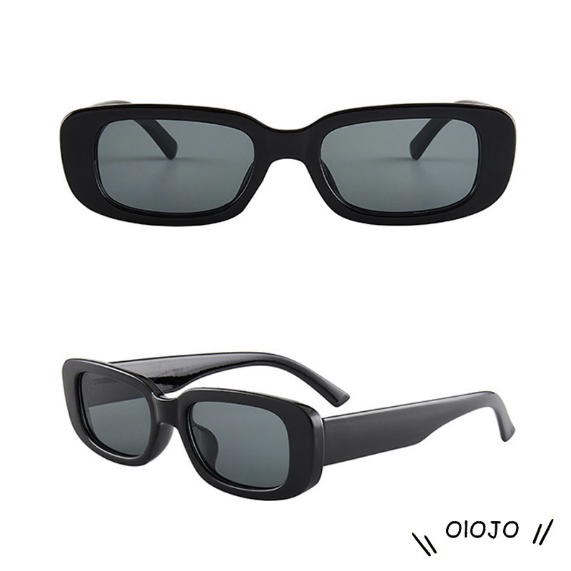 COD Kacamata Hitam Murah pelindung UV INS Korea Kacamata fashion Hitam Retro Gaya Sunglasses Women - ol