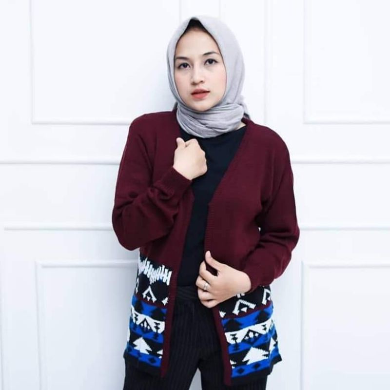 cardigan etnik